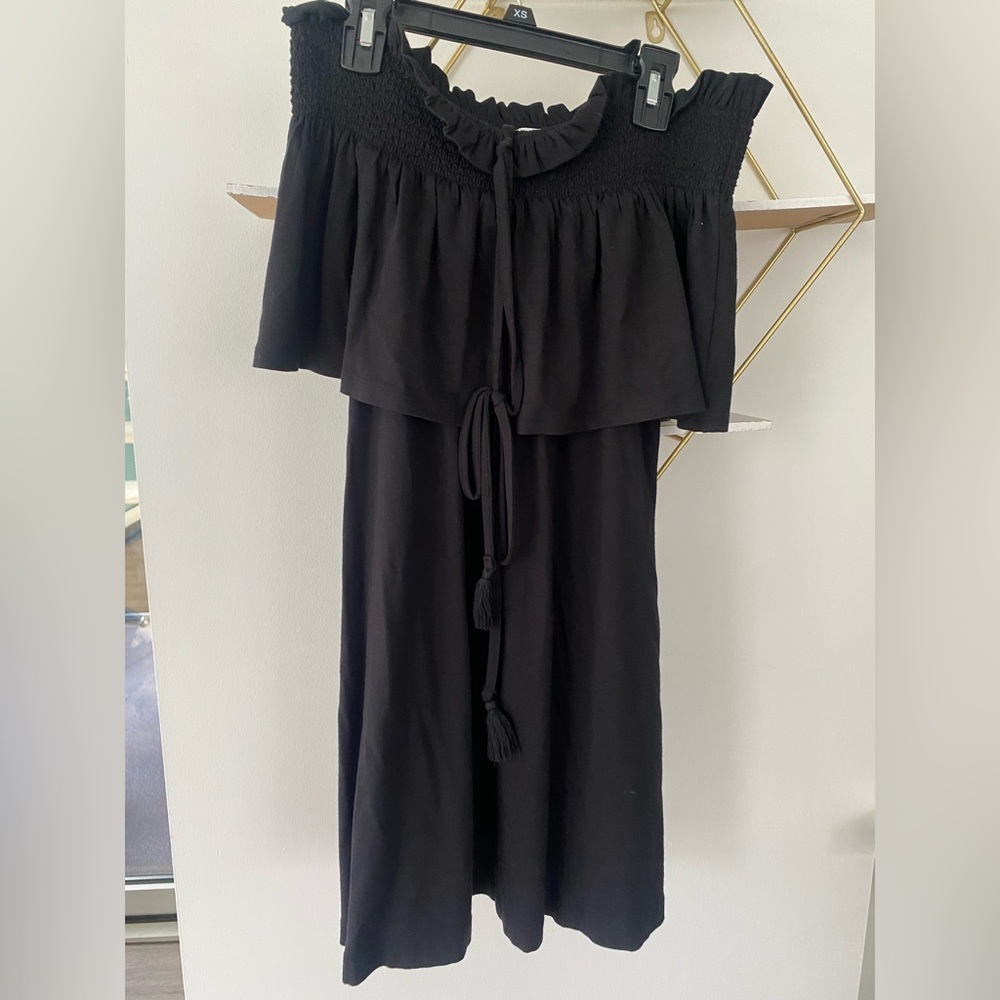 Rebecca Minkoff black off the shoulder dress - Picture 4 of 6